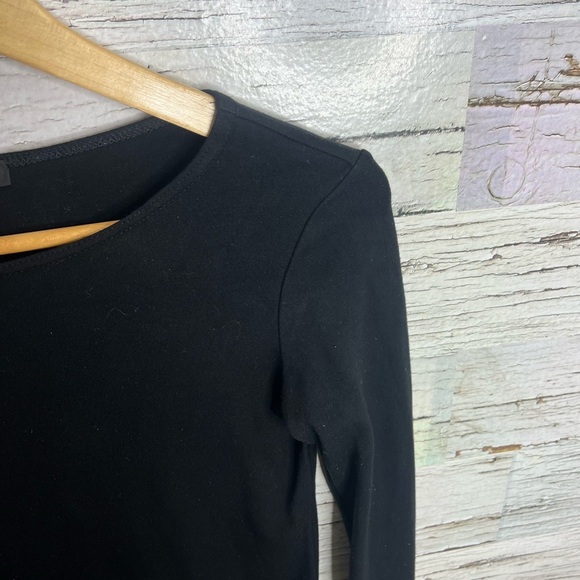 THEORY Black Keiran Classical Lambskin Leather Dress size xs - Picture 6 of 10